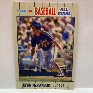 1990 Fleer Kevin McReynolds Mets #26 (074)